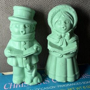 Vintage Avon Christmas Carollers Soap